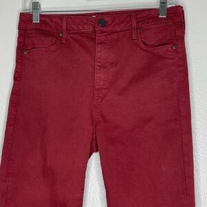 Parker Smith Merlot Bombshell High Rise Skinny Jeans 30